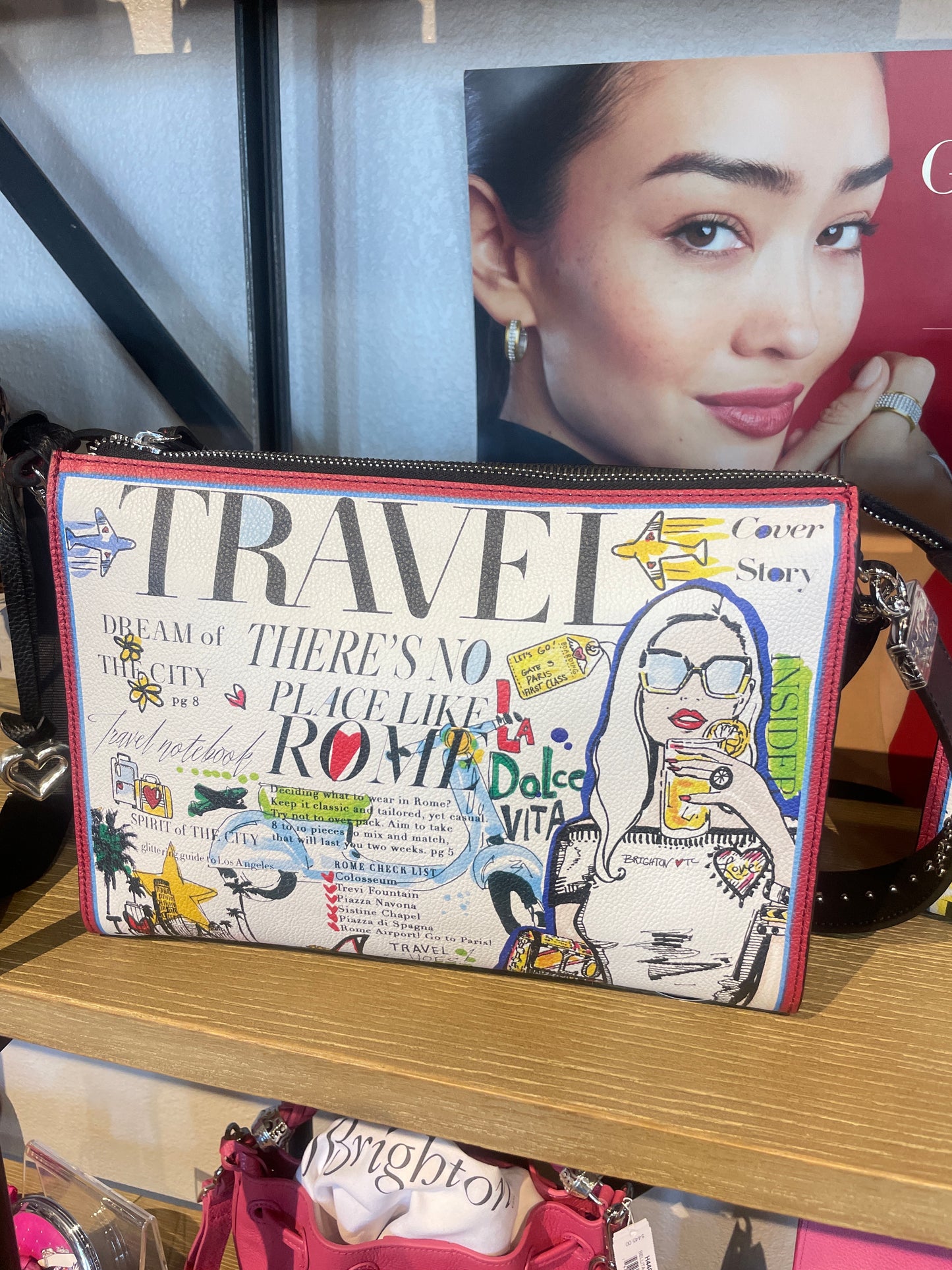 MULTI HEADLINES SHOULDERBAG
