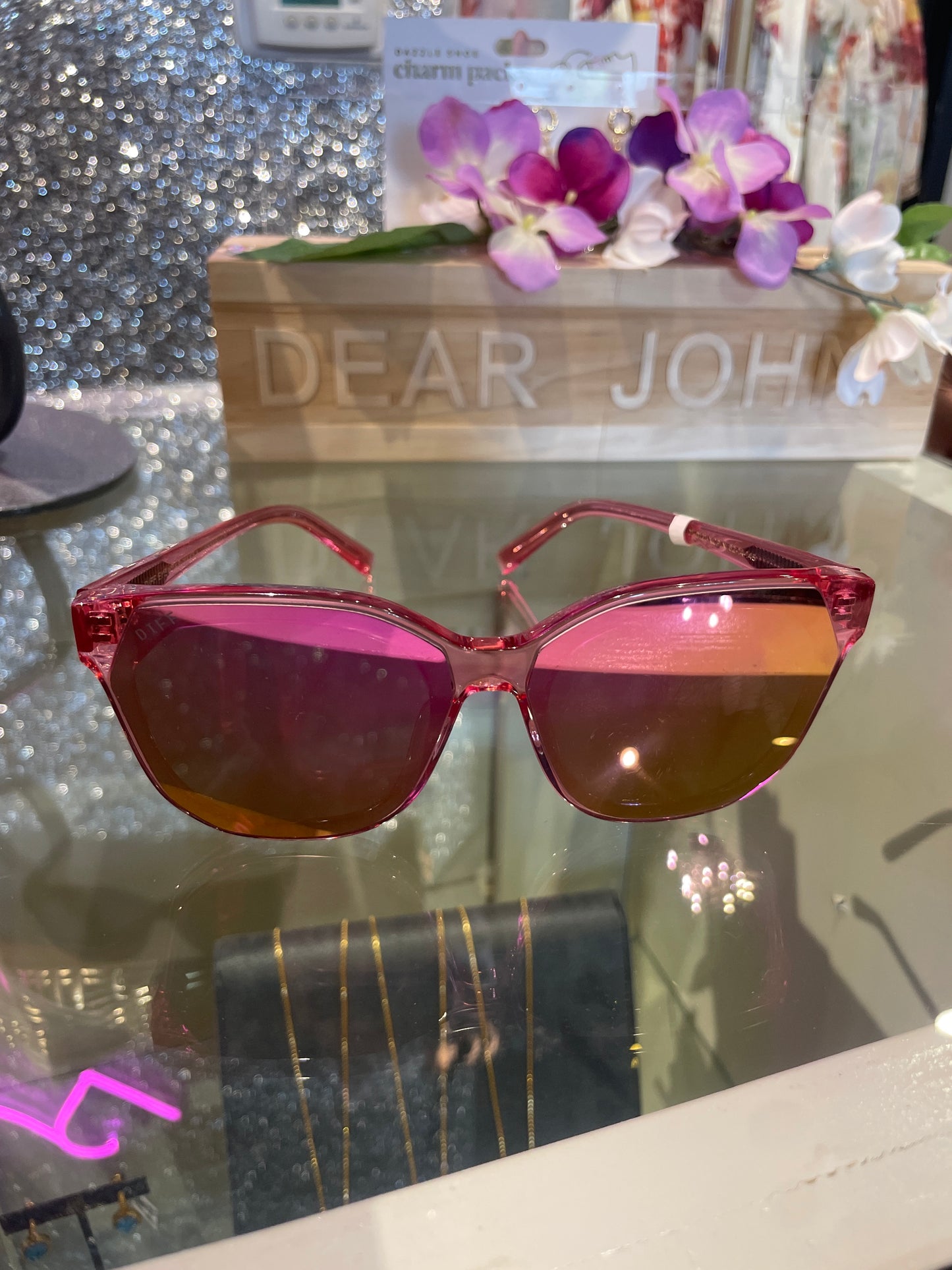 BLAIRE PINK SUNGLASSES