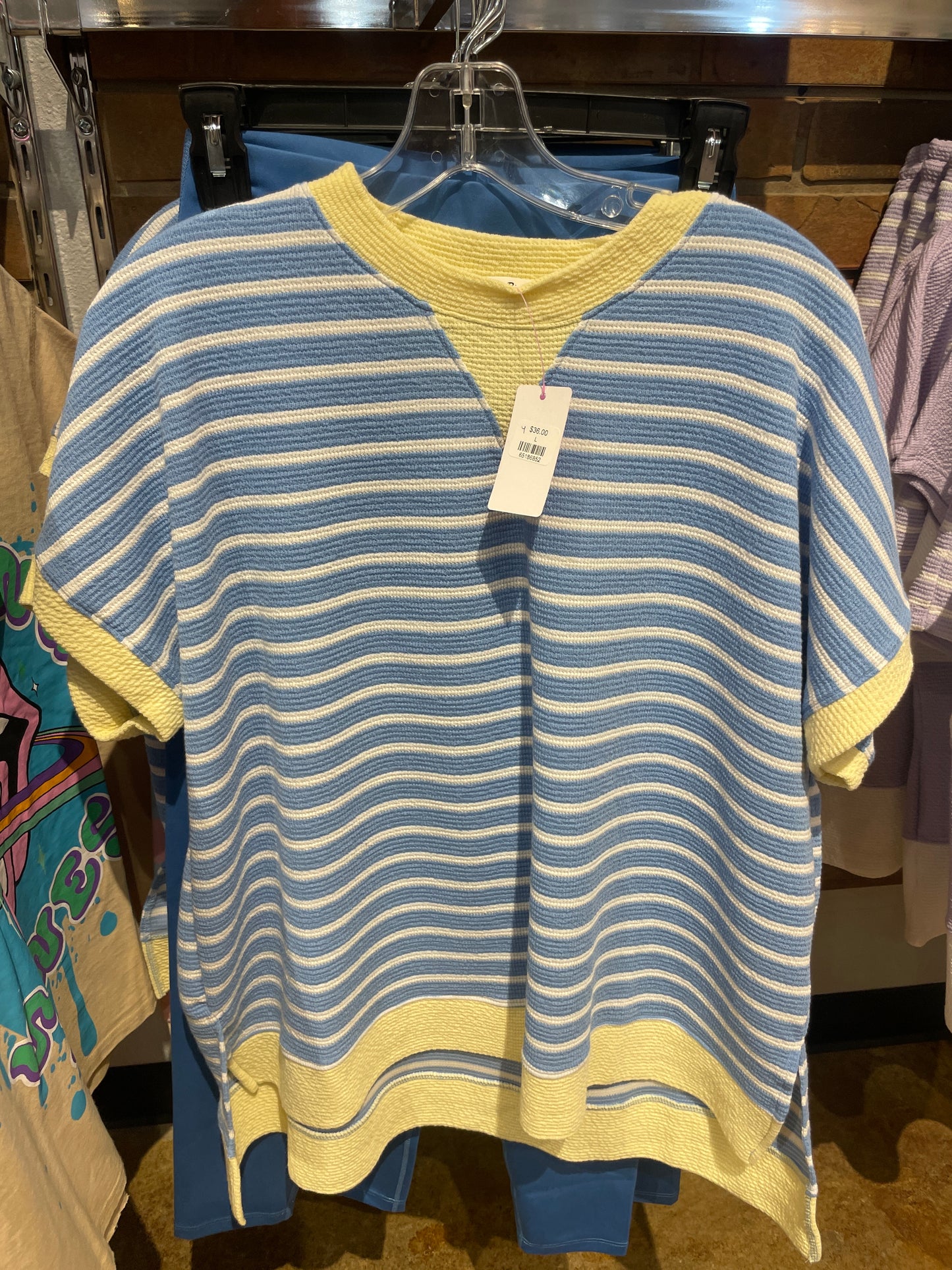 short sleeve knit top