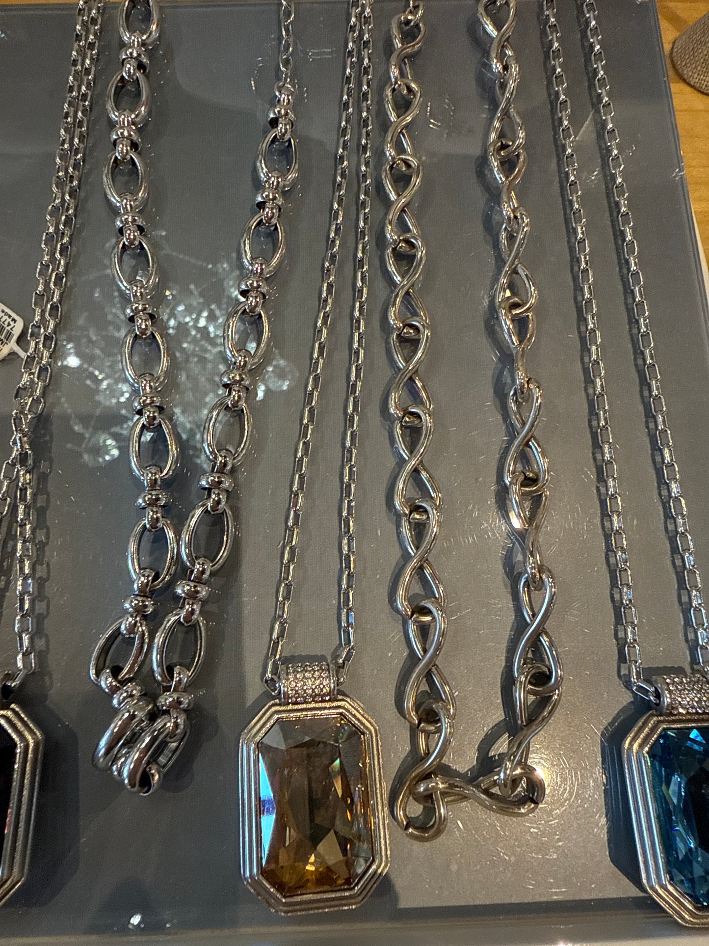 Meridian aurora silver necklace