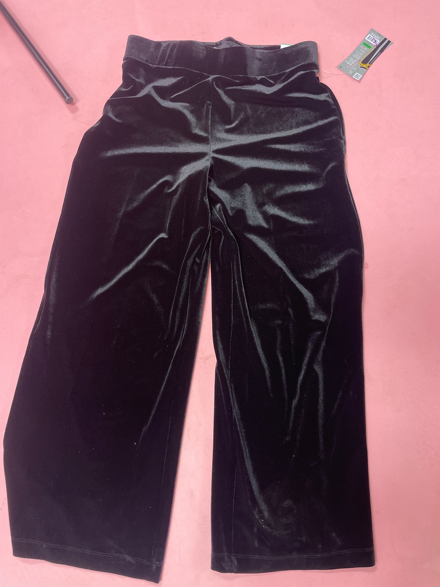 WIDE LEG BLACK PANTS