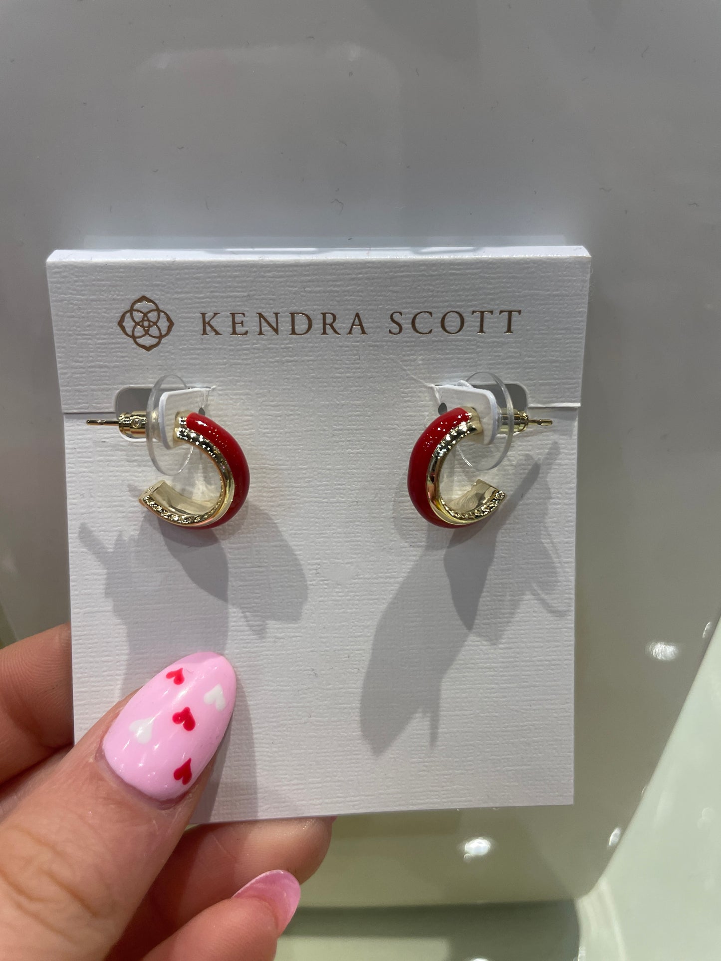 AINSLEY GOLD HIGGIE EARRINGS