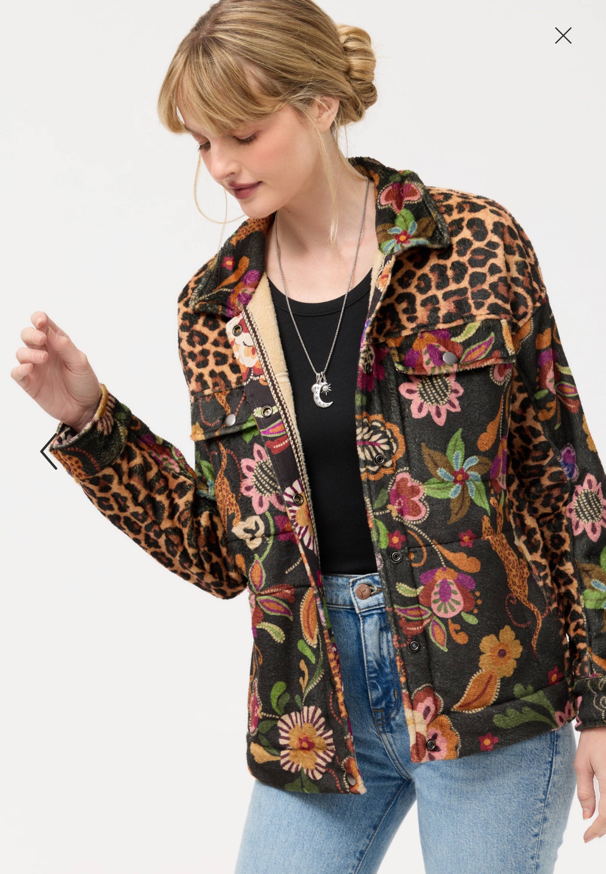 AMELIE SHERPA TRUCKER JACKET - MAXIMA