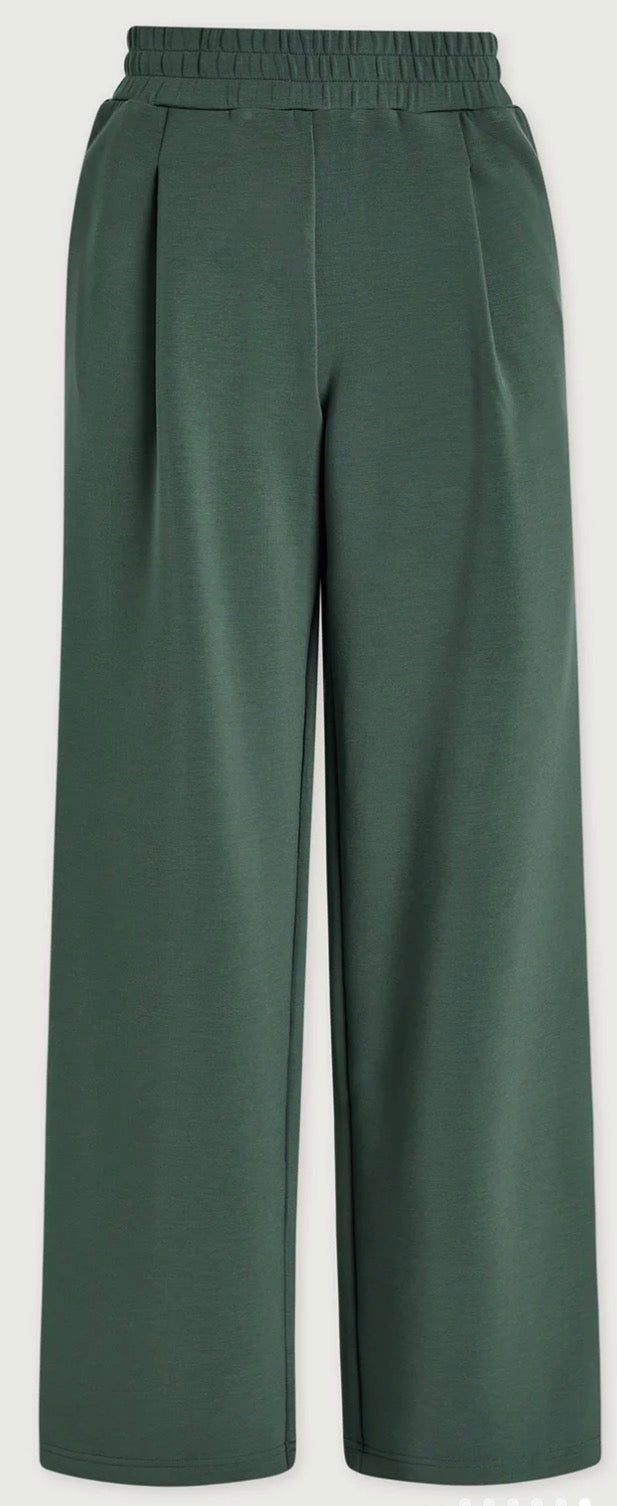 The Extra Wide Leg Pant 29.5 - Dark Forest