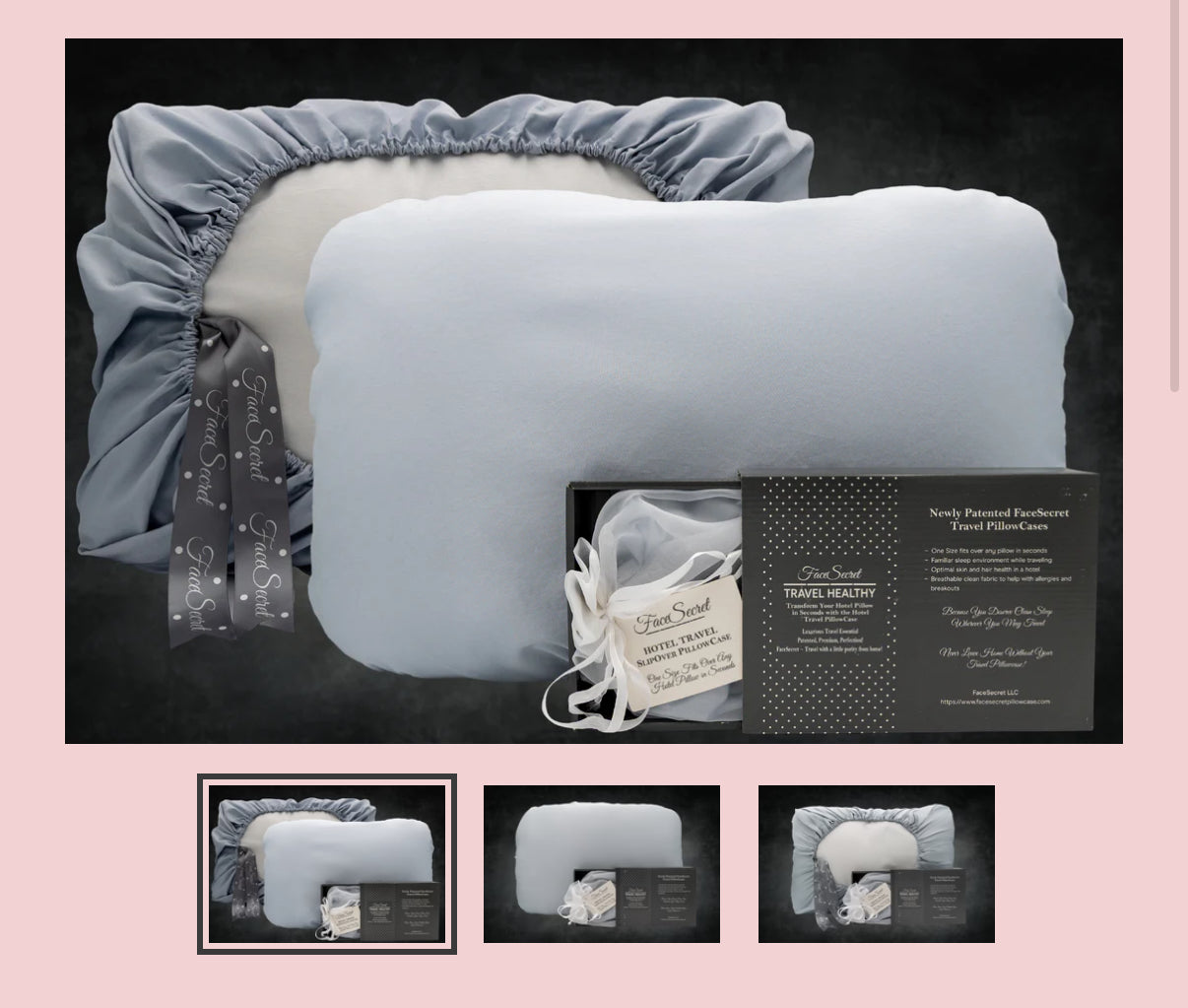 Travel SlipOver PillowCase