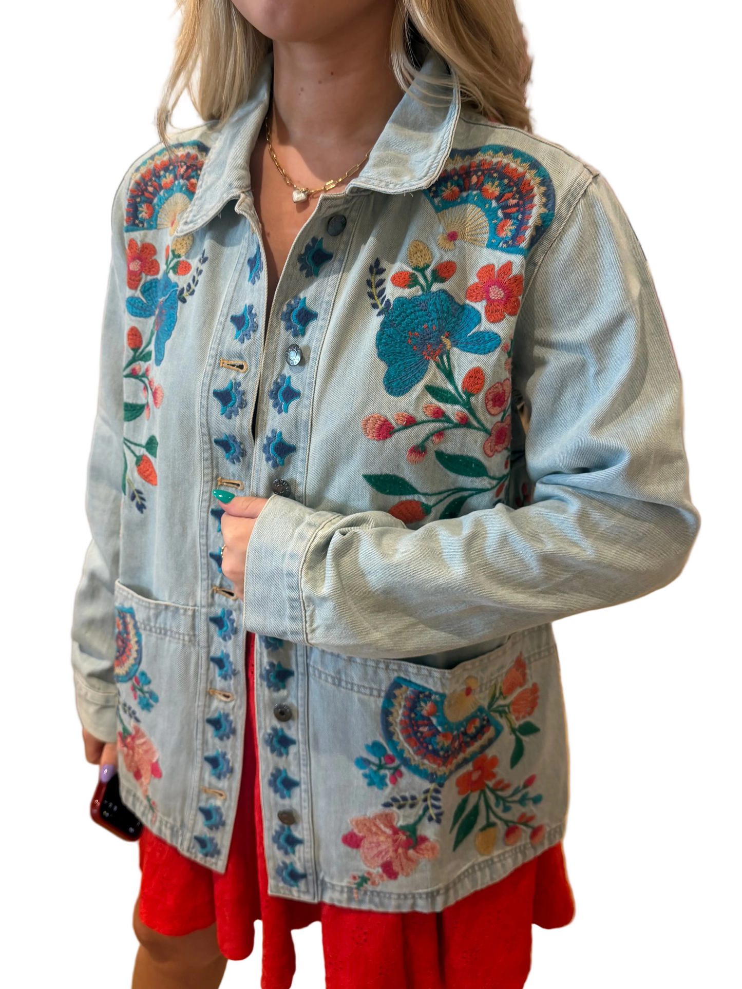 LONG DENIM WORKER JACKET