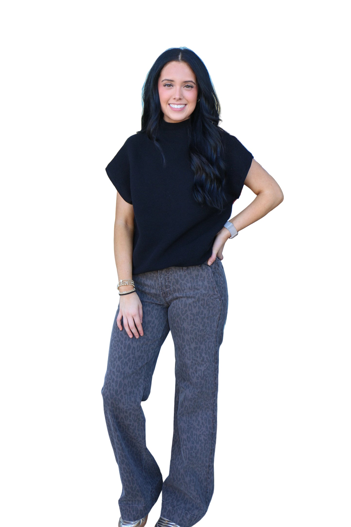 BROWN CHEETAH JEANS
