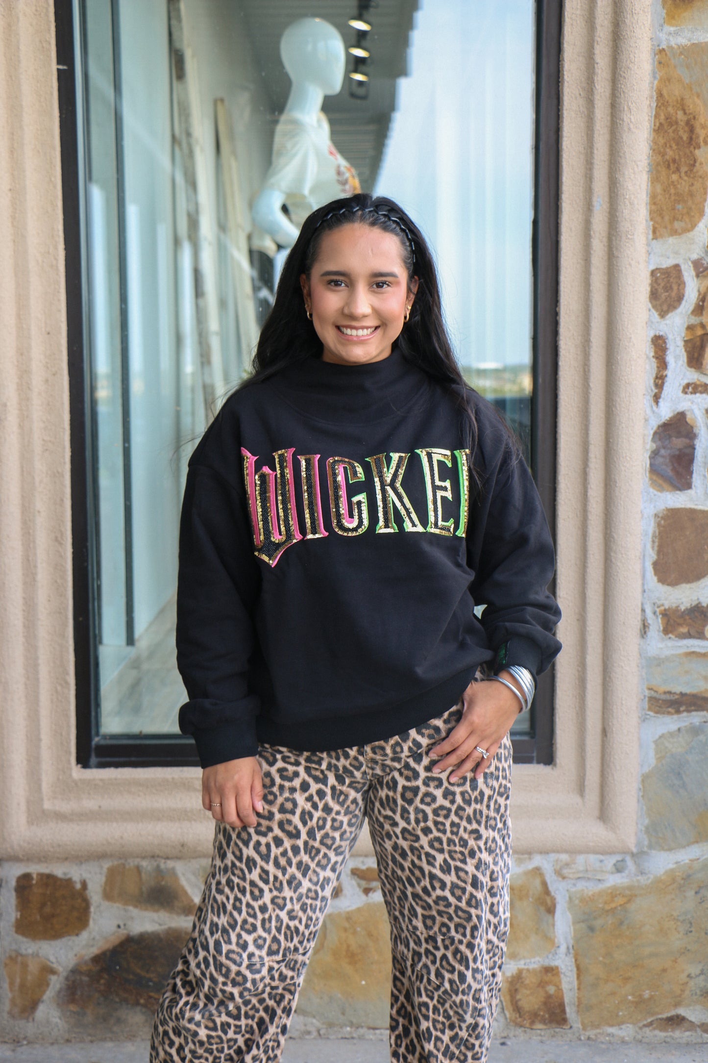 Black wicked sweatshirt