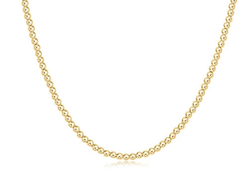 15" CHOKER CLASSIC GOLD NECKLACE