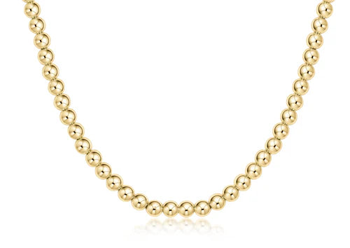 15" CHOKER CLASSIC GOLD NECKLACE