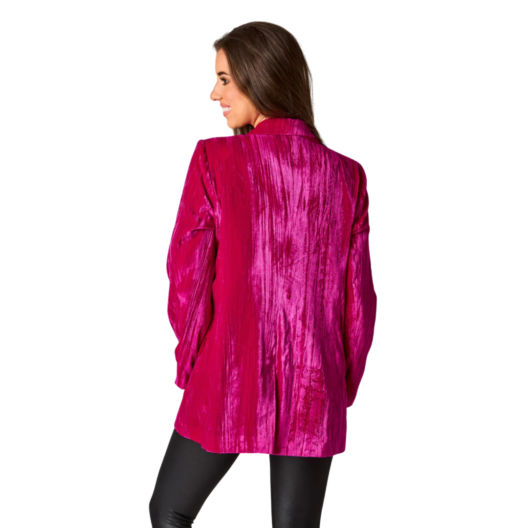 Heff Fuchsia Blazer