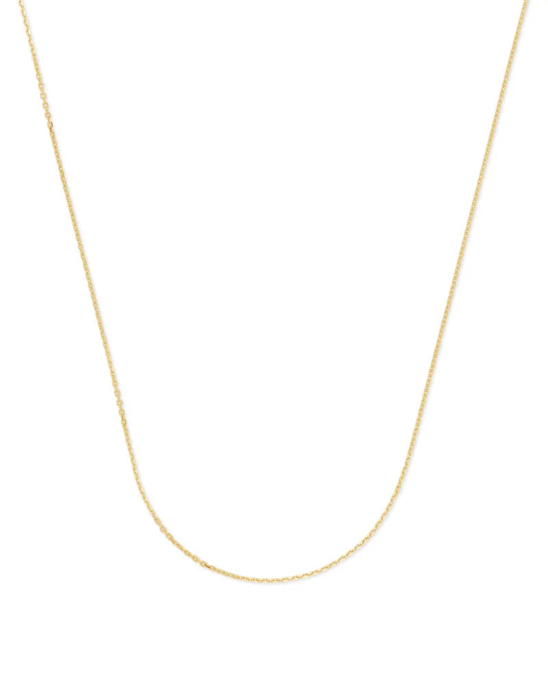 18" DBL LNK ROLO CHN 18K GLD