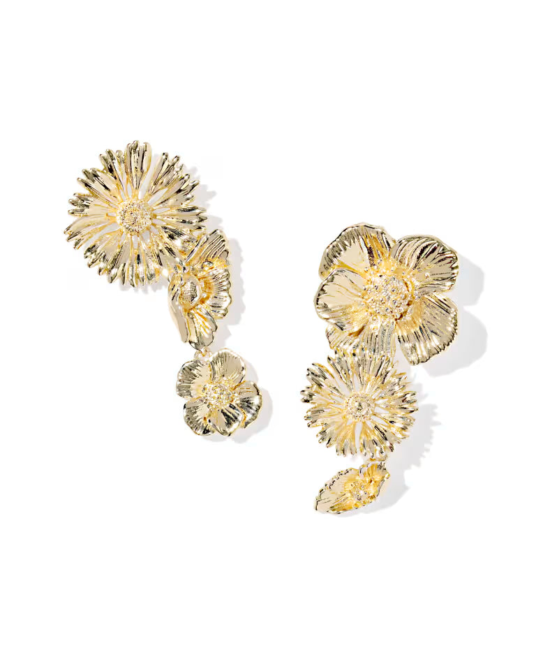 CAILEY FLOWER STATEMENT EARRINGS