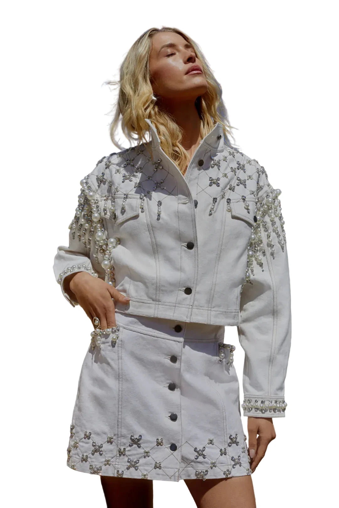 Pearl and Rinestone Jacket
