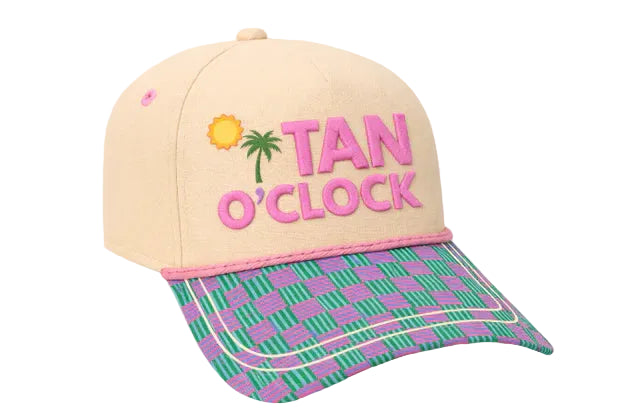Tan O'clock hat