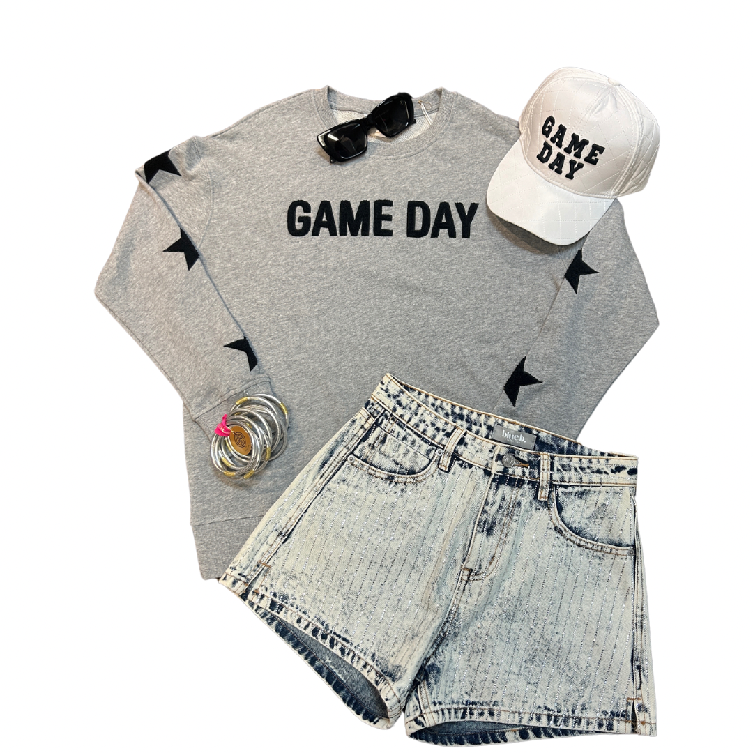 GREY GAMEDAY SWEATSHIRT