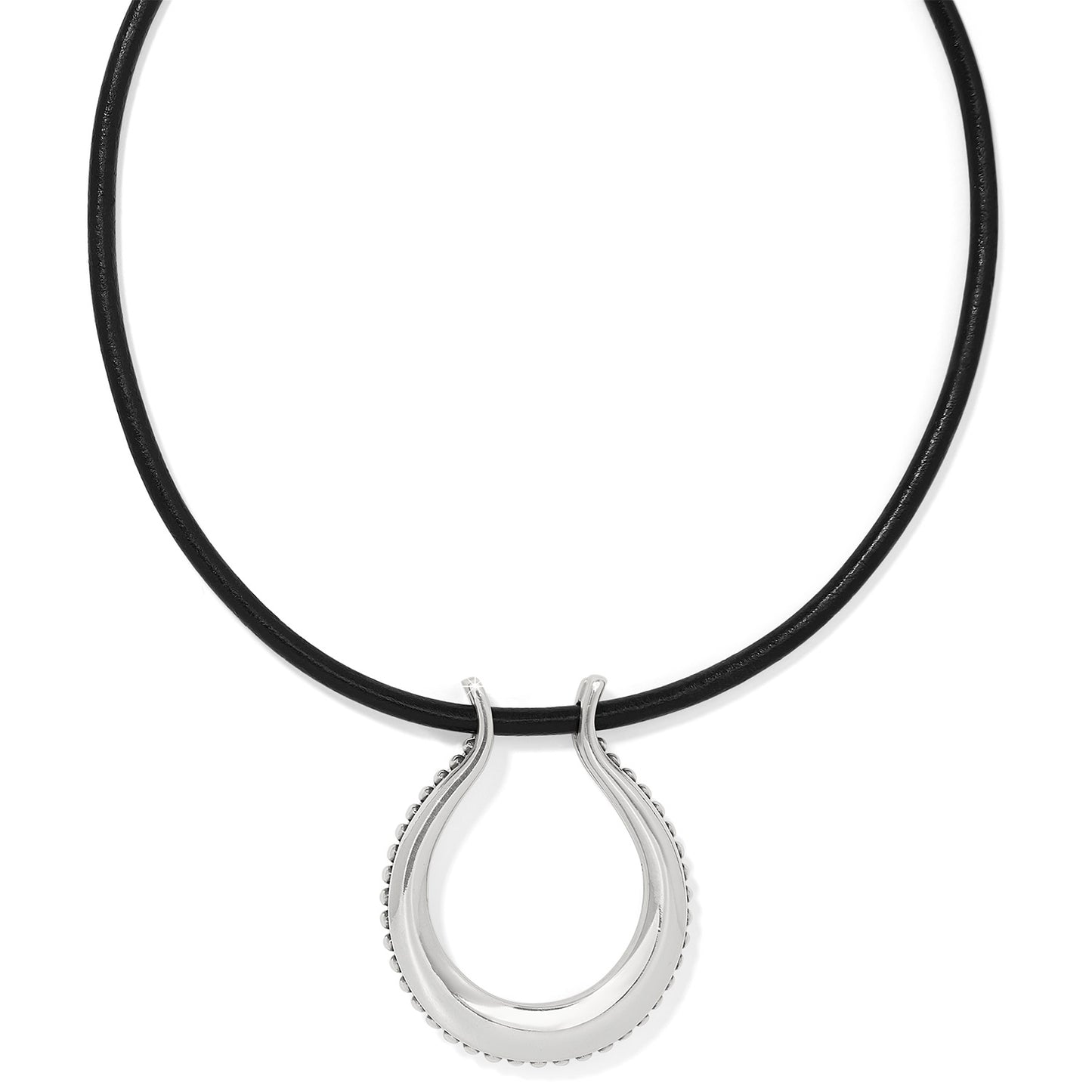 Pretty Tough Arch Leather Neckalce