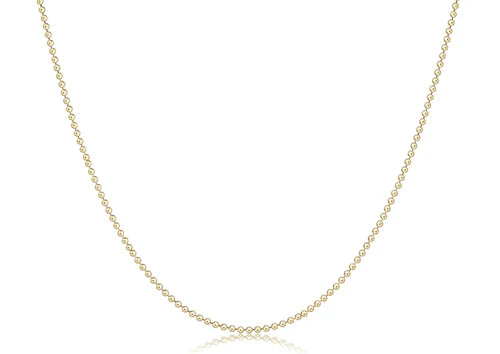 15' Classic Beaded Gold Chain
