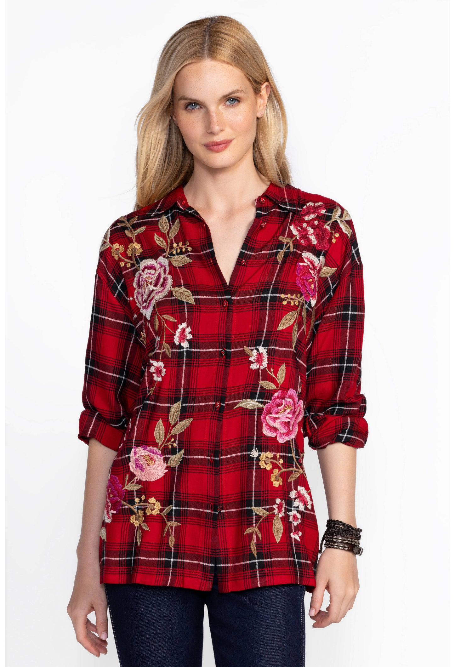Button Detail Relaxed Shirt