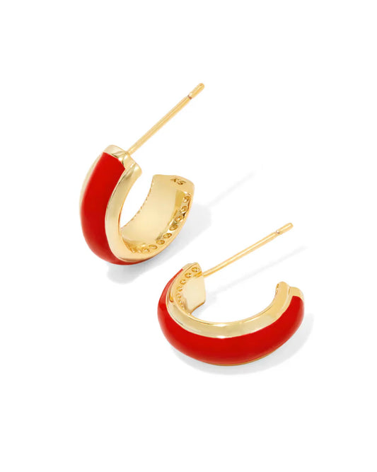 AINSLEY GOLD HIGGIE EARRINGS