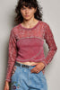 Vintage-wash crop top