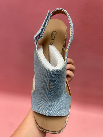 Freddie Denim heels