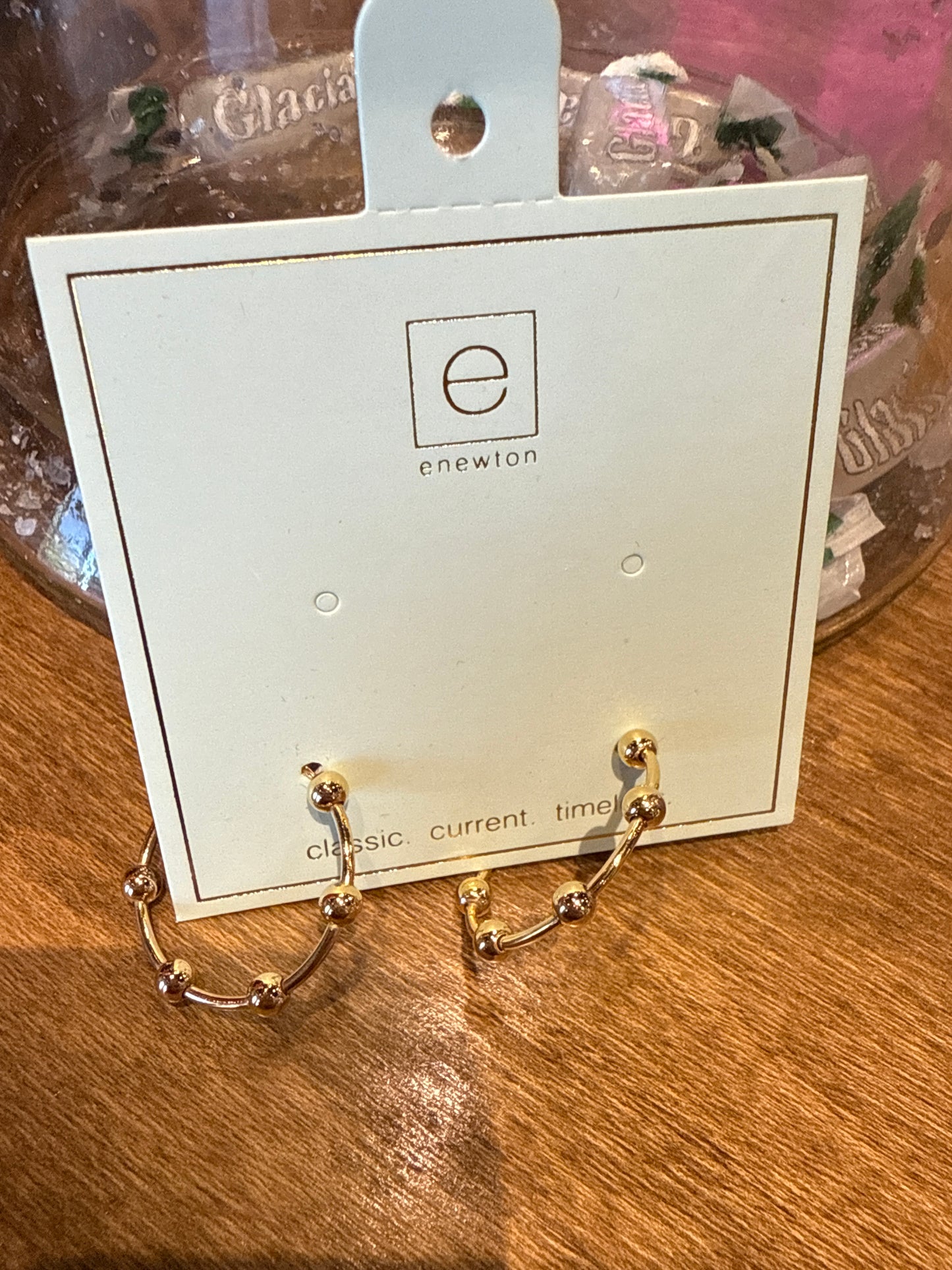 Beaded Simplicity Hoops