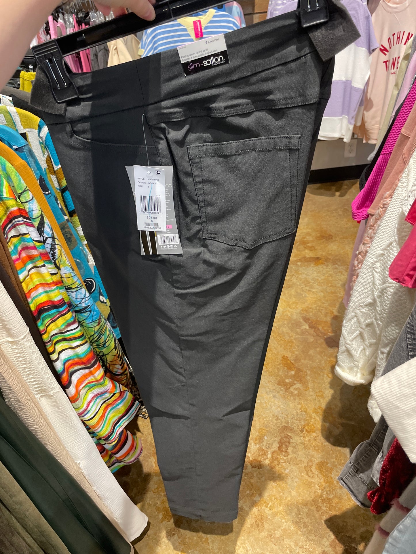 INTGRY PULL-ON ANKLE PANTS W/ REAL FRT & BK PKTS