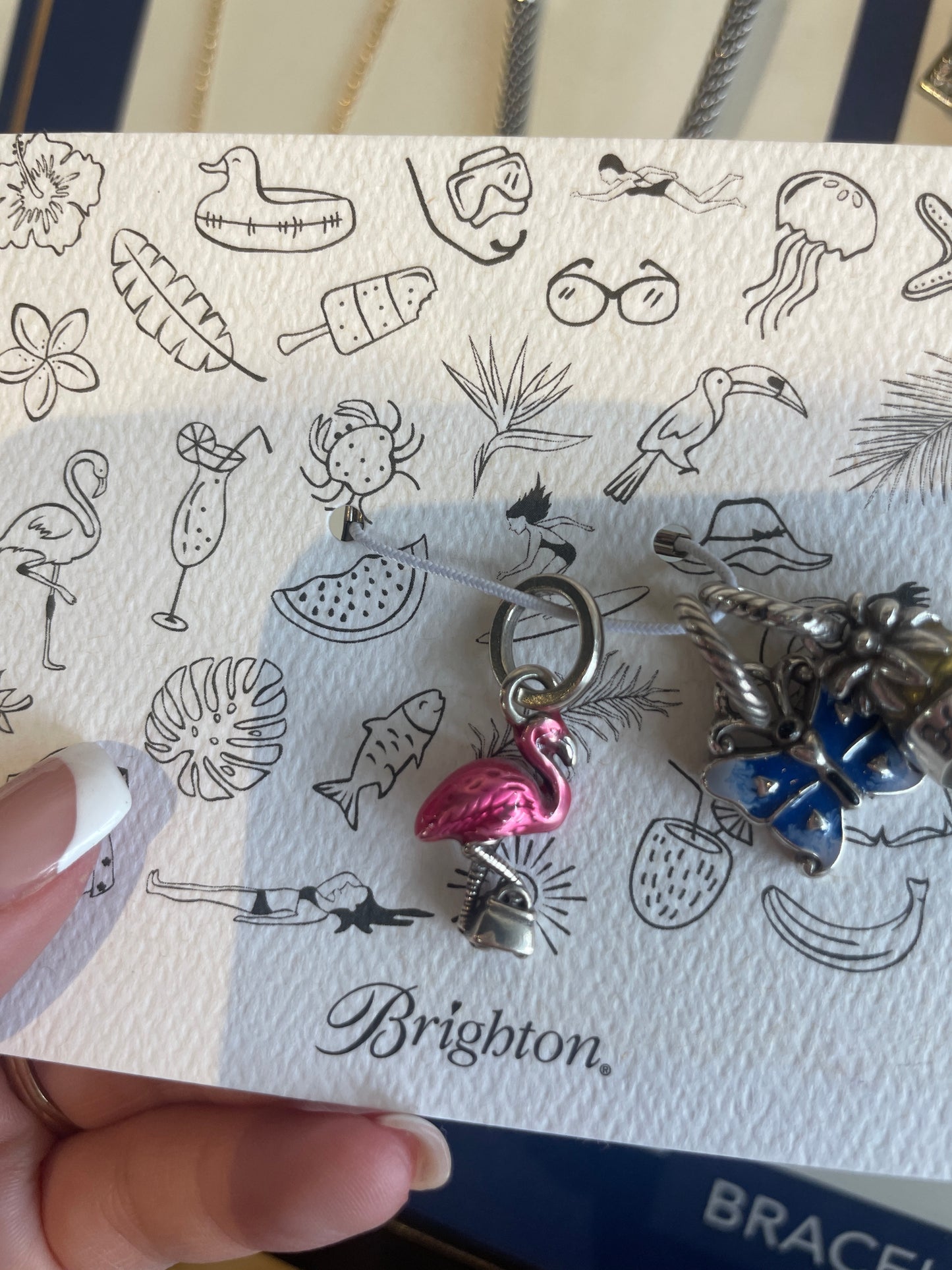 SIL/ENML FLAMINGO CHARM