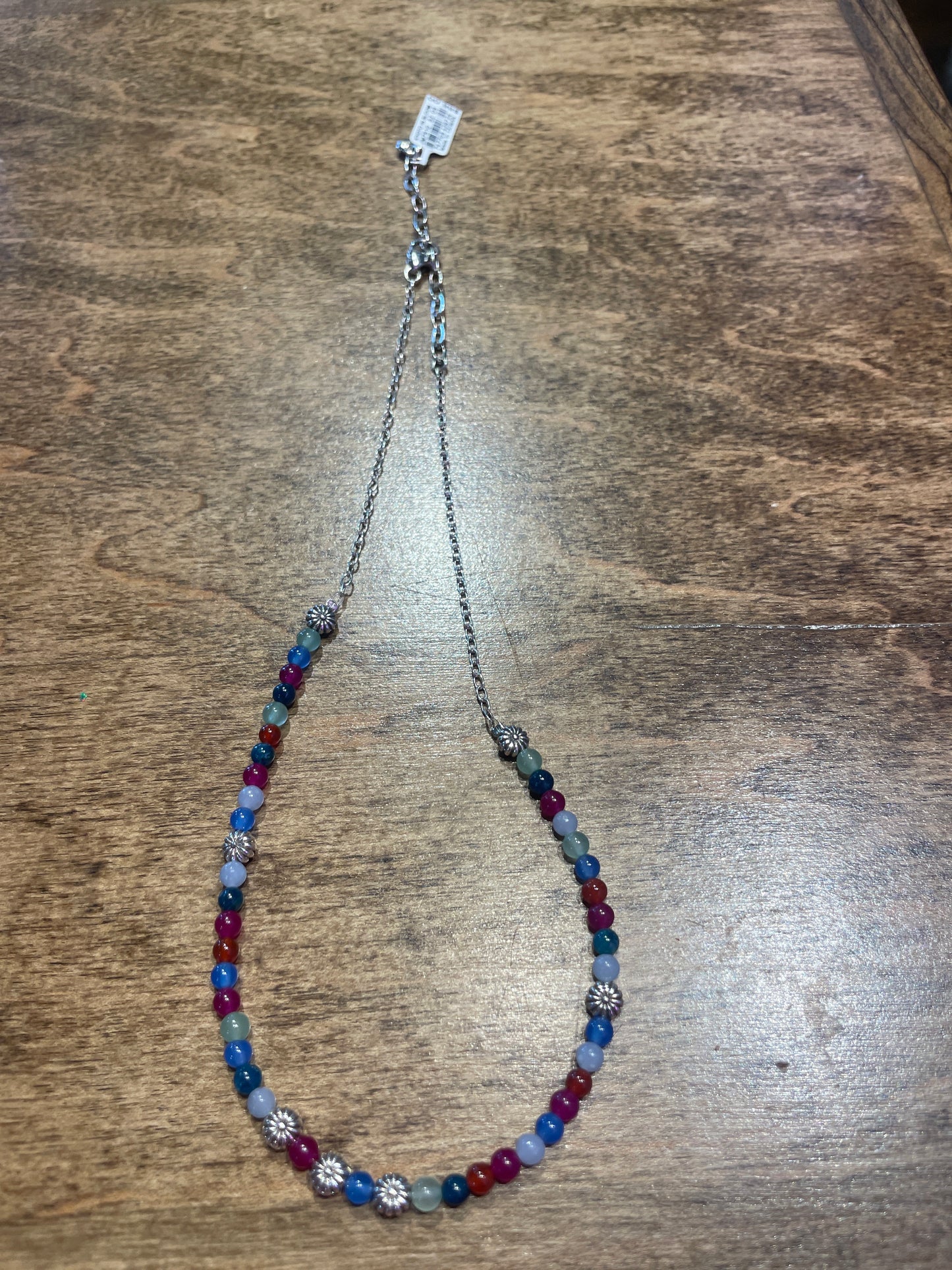short rainbow necklace