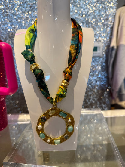 Scarf necklace