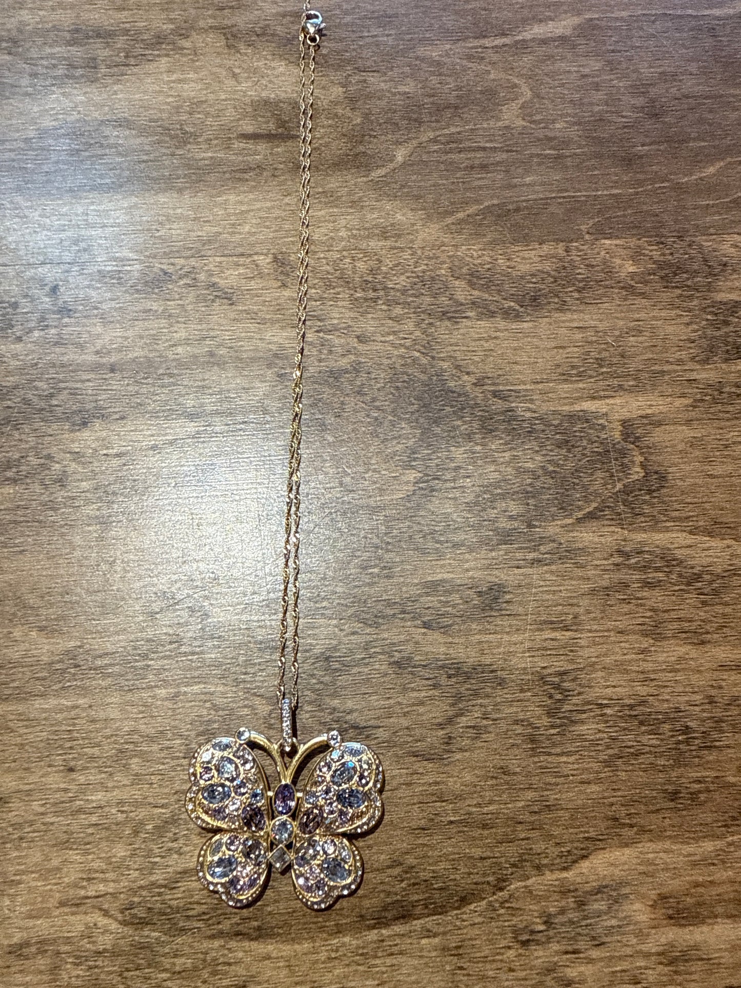 TRUST YOUR JOURNEY BUTTERFLY NECKLACE