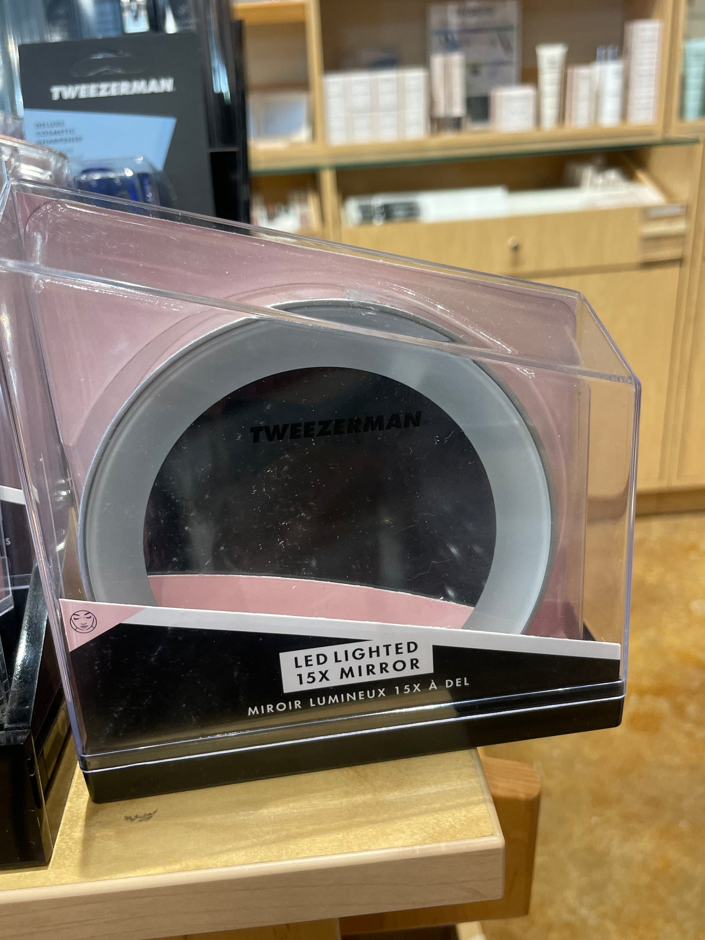 LED Lighted 15X Mirror
