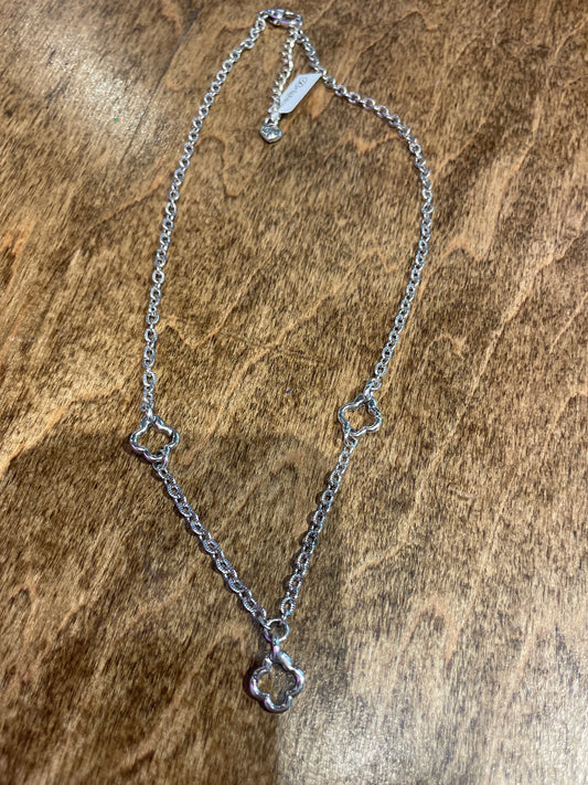 trio charm necklace