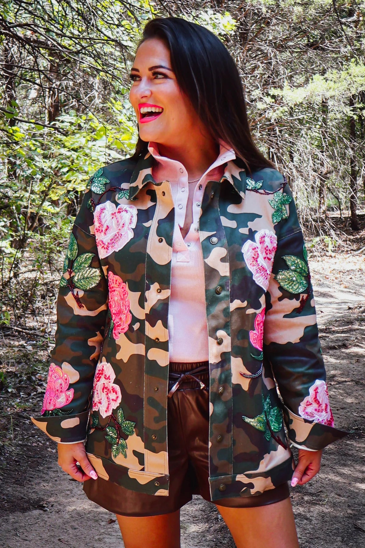 Deer camp darling snap jacket