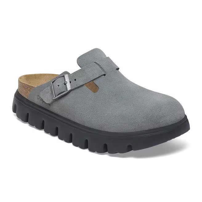 Boston Chunky Suede Basalt Gray Black N