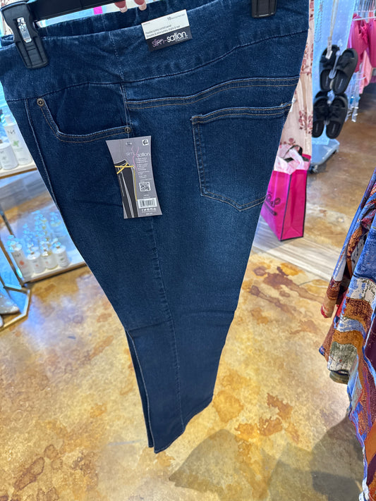 flare leg denim jeans