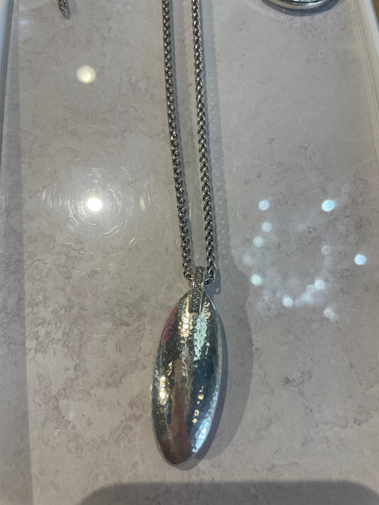 MERIDIAN ORBIT OVAL NECKLACE