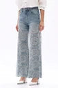 HIGH RISE WIDE LEG RETRO LIGHT BLUE