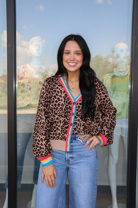 LEOPARD CARDIGAN