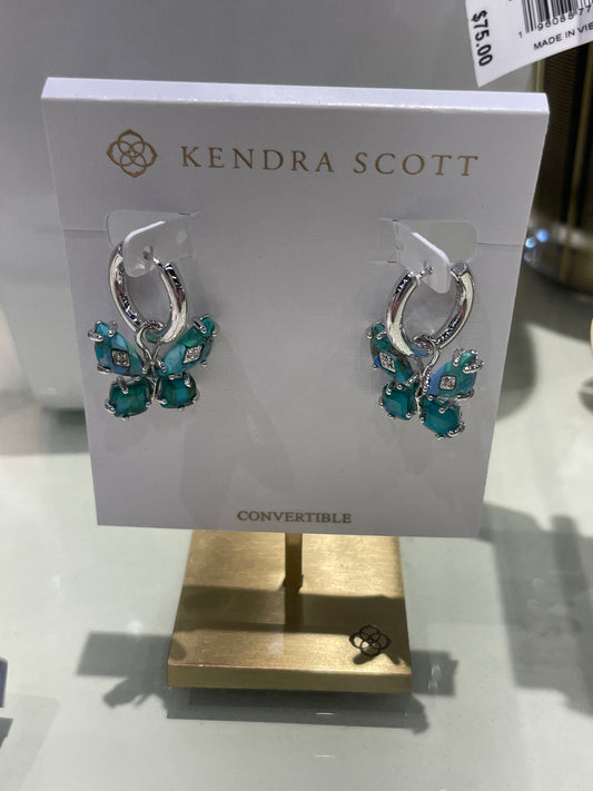 SILVER BUTTERFLY HUGGIE EARRINGS AUQA