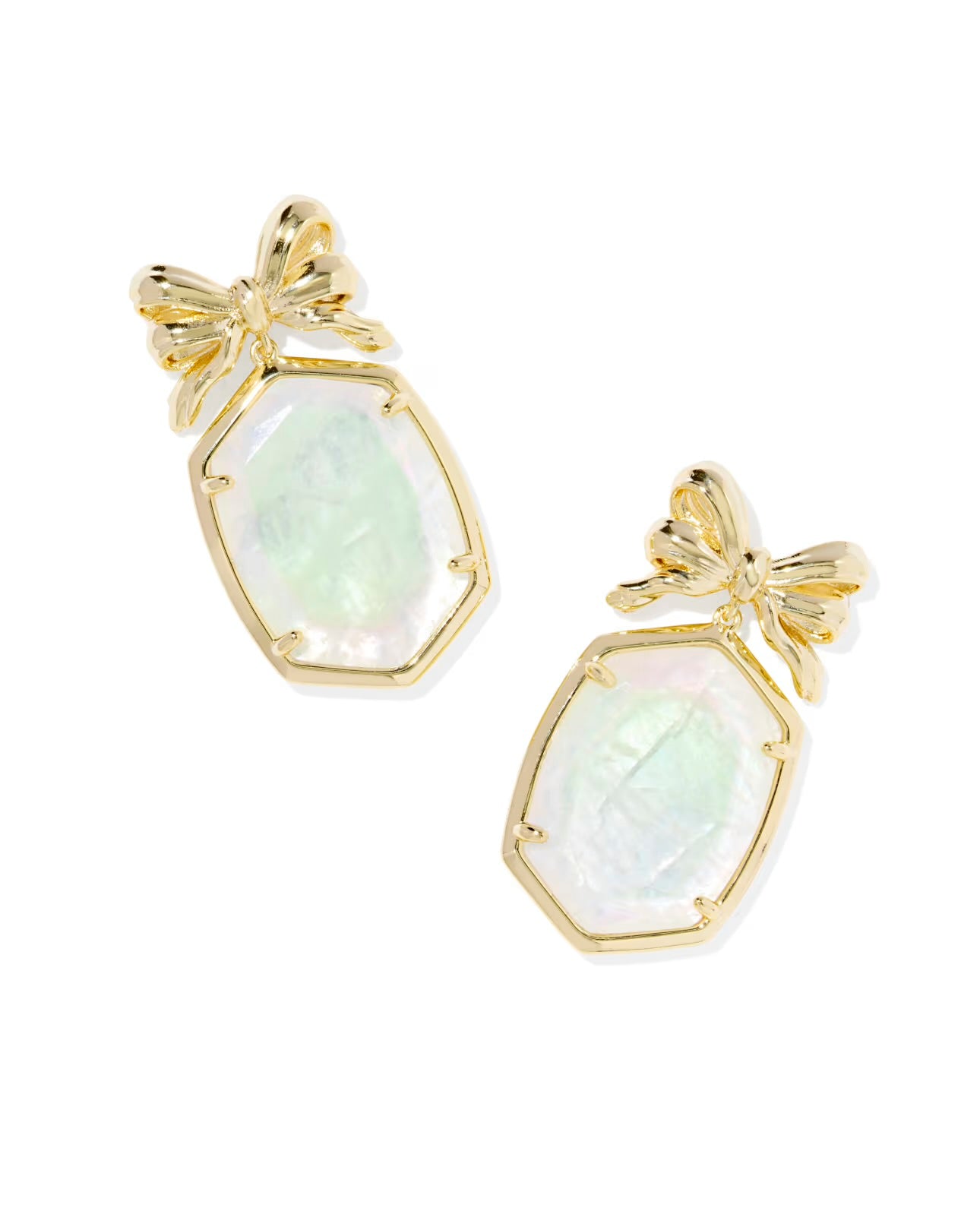 daphne bow drop earring