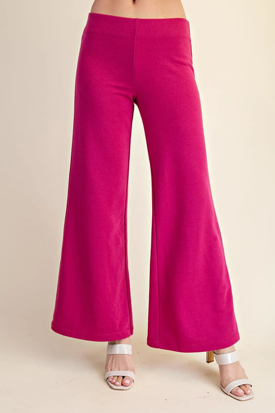 Mid-Rise Flare Sweatpants