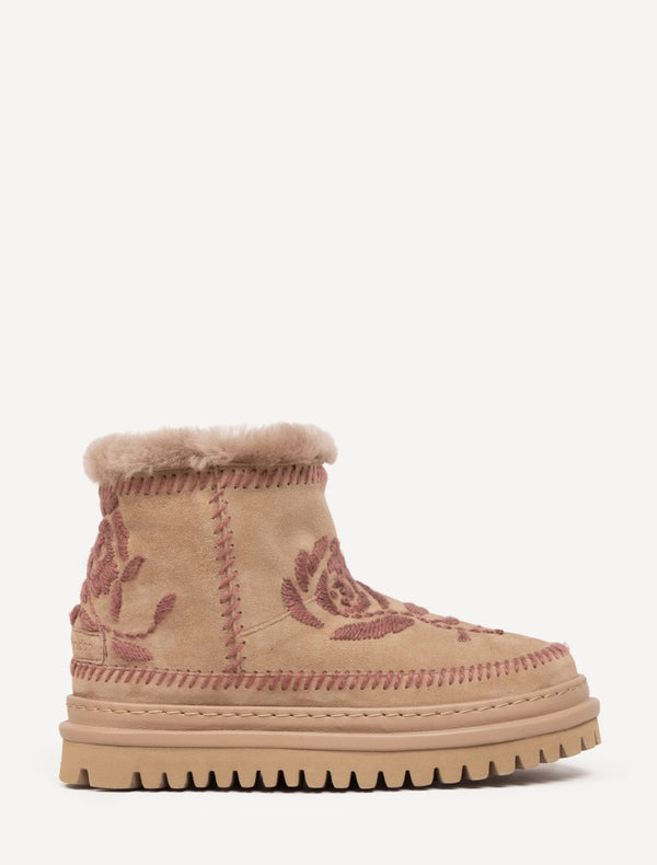 Nyali 4.0. Rose Otter Suede Rosso boots