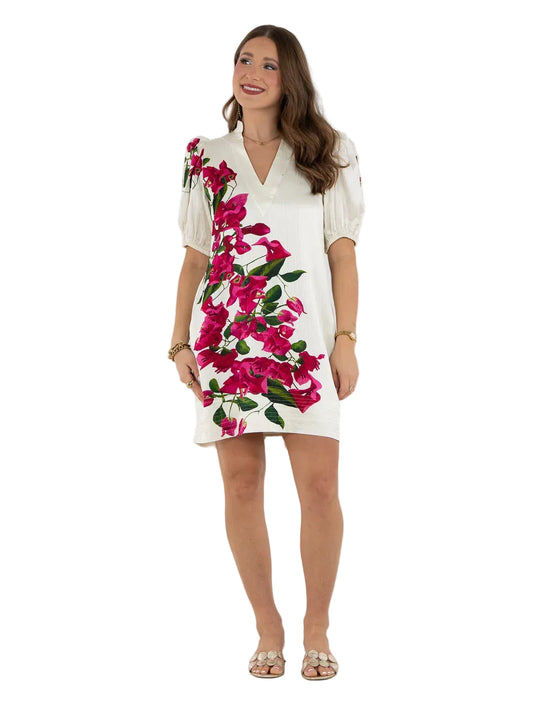 Bouhianvillea mini dress