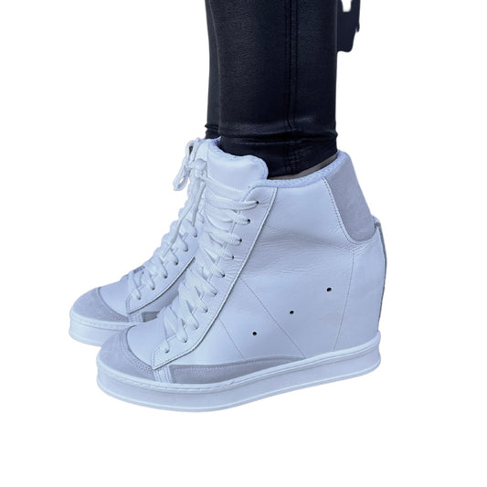 WHITE SPORT PLATFORM SHOE