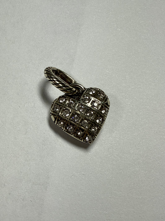 SIL/STN ABC DIAMOND HRT CHRM