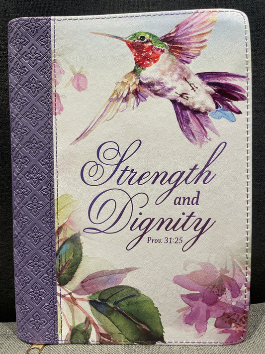 JOURNAL CLASSIC ZIP STRENGTH AND DIGNITY