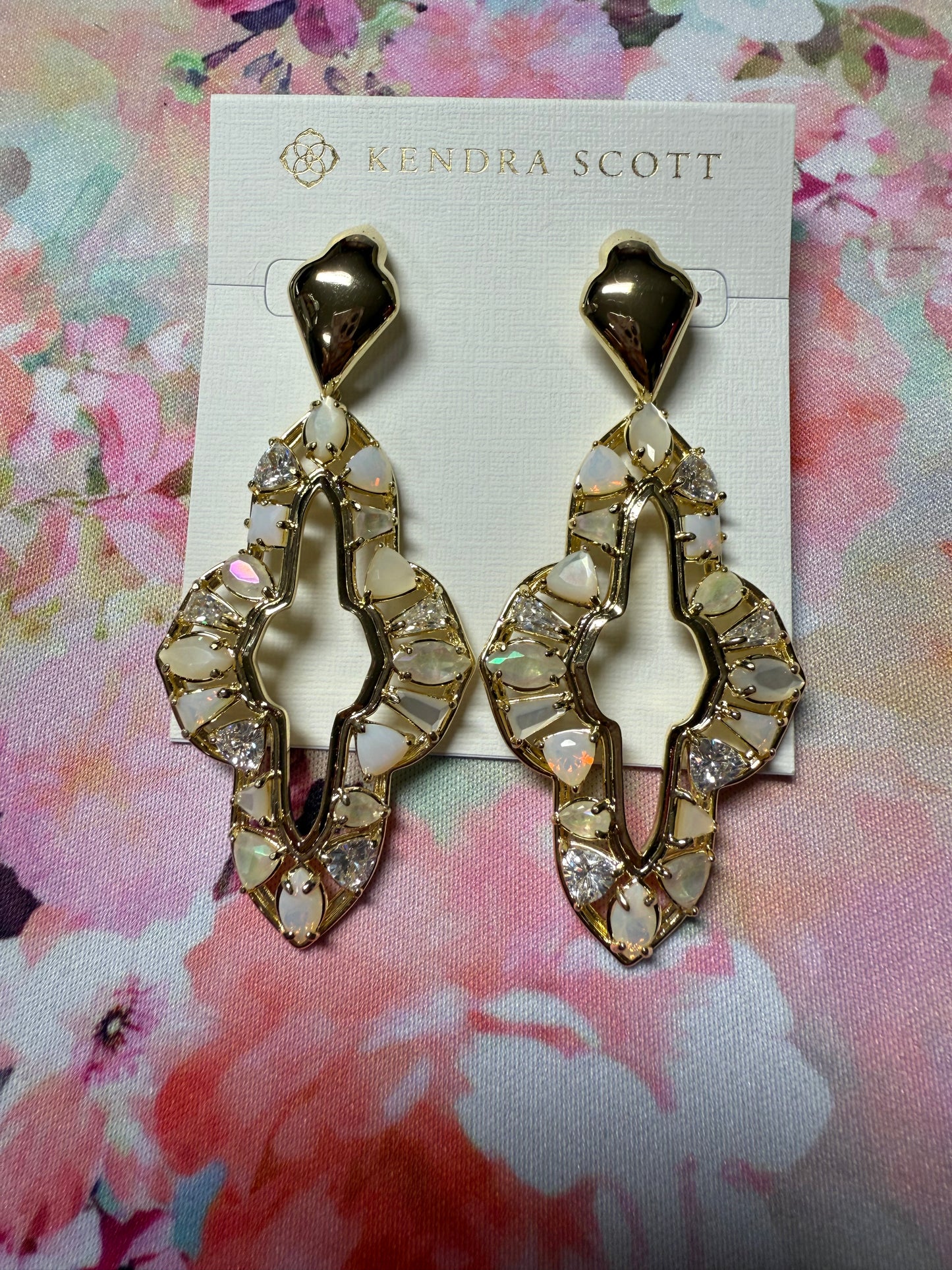 abbie crystal statement earring
