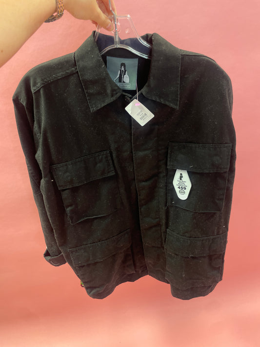 Sequin Black Jacket with mutlicolor back